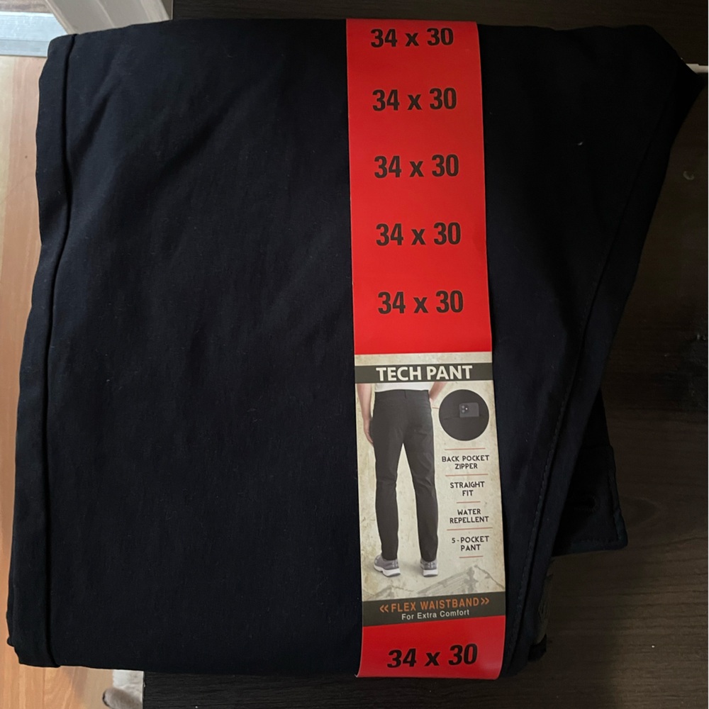 Weatherproof Vintage Black Tech Pants - Picture 2 of 2